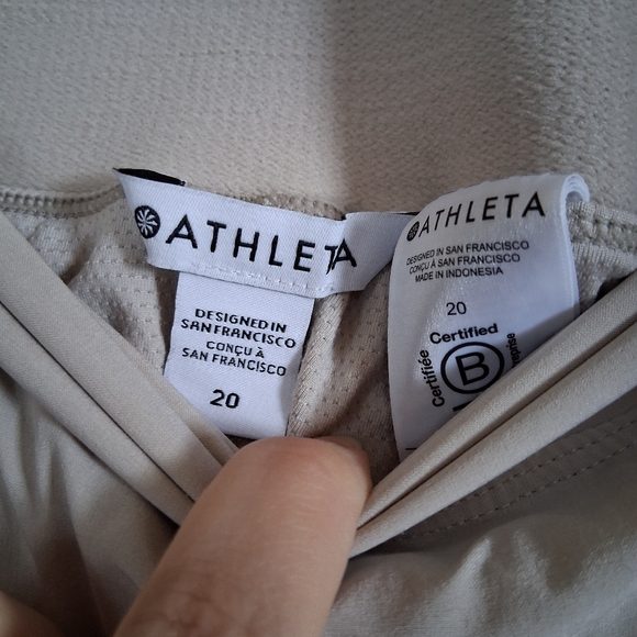 Athleta Brooklyn Heights High Rise Skort Cream Size 20 - Picture 6 of 10